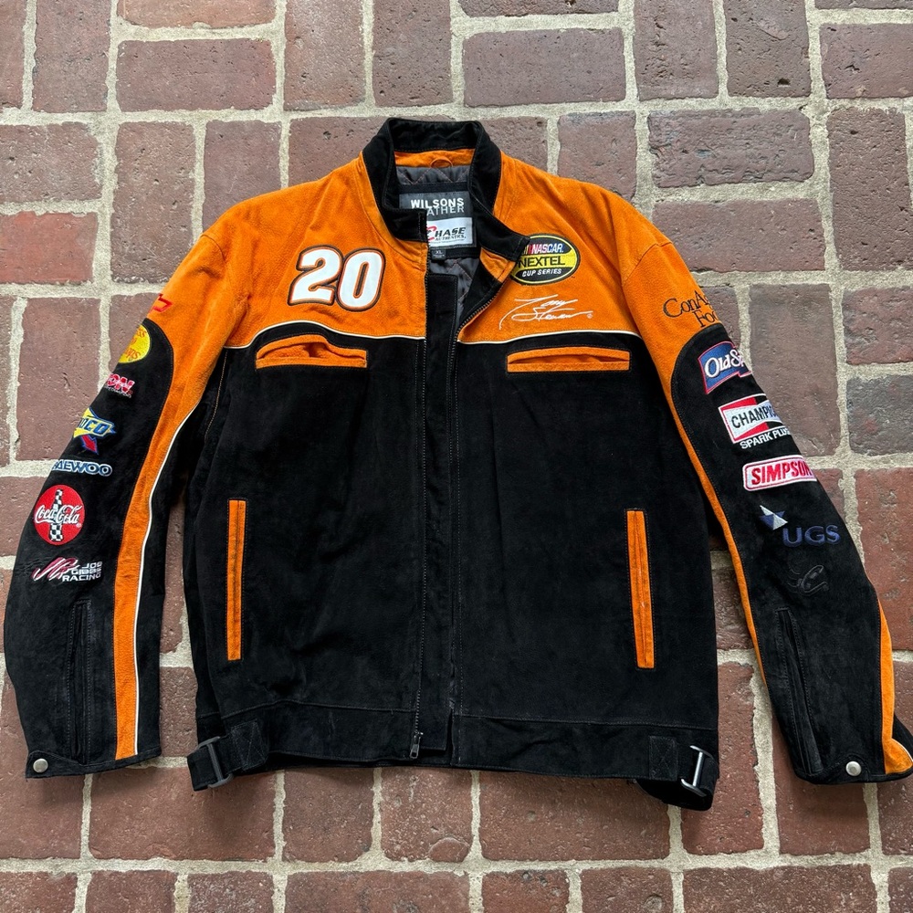 NASCAR Tony Stewart Home Depot Racing Jacket Leather XL